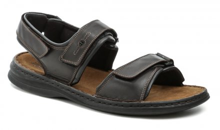 Pánská letní vycházková sandálová obuv s zalepováním na suchý zip. Obuv Josef Seibel je vyrobená z přírodní kůže.