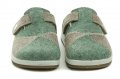 Inblu CT000032 šedo zelené dámské papuče | ARNO.cz - obuv s tradicí