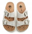 Medi Line S182-002 off white dámské zdravotní pantofle | ARNO.cz - obuv s tradicí