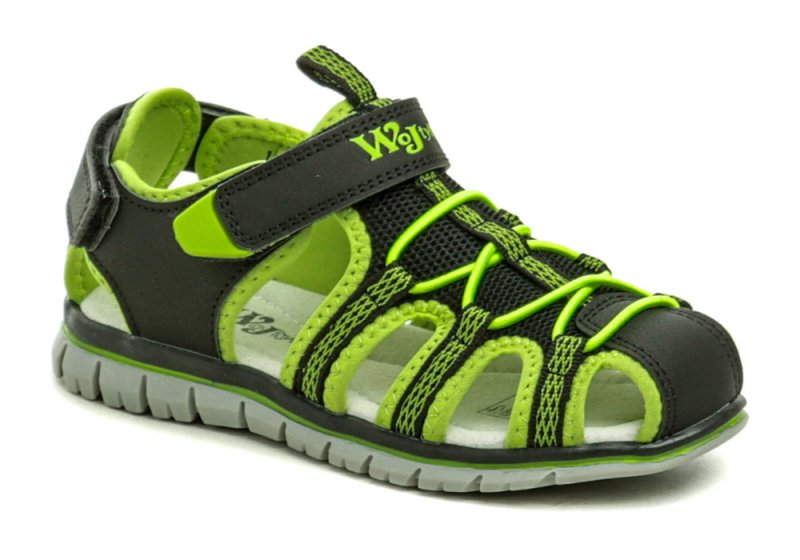 Wojtylko 5S24440C černo zelené dětské sandály | ARNO.cz - obuv s tradicí