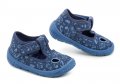 Befado 630P011 modré dětské bačkůrky | ARNO.cz - obuv s tradicí