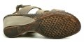 Eveline SSL-499 béžové dámské sandály na klínku | ARNO.cz - obuv s tradicí