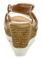 Bertuchi 4415 hnědé dámské sandály na klínu | ARNO.cz - obuv s tradicí