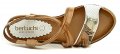 Bertuchi 4415 hnědé dámské sandály na klínu | ARNO.cz - obuv s tradicí