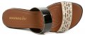 Azaleia 324-159-609 černo béžové dámské pantofle | ARNO.cz - obuv s tradicí