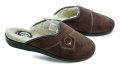 Rogallo 4110-007 hnědé pánské zimní papuče | ARNO.cz - obuv s tradicí