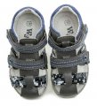 Wojtylko 3S23732 šedé dětské sandály | ARNO.cz - obuv s tradicí