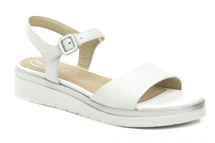 Dámská letní vycházková obuv typu sandály, vyrobená z pravé přírodní kůže s vyjmutelnou stélkou.