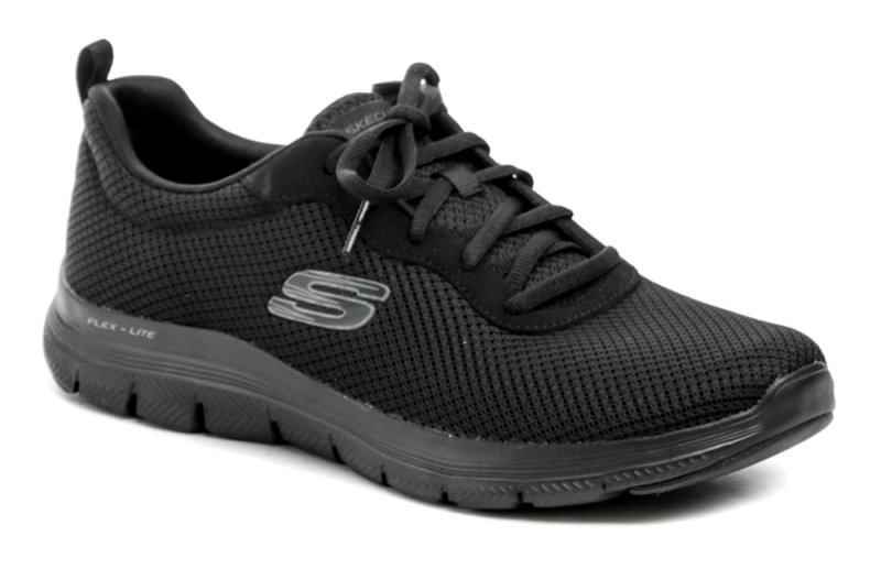 Skechers 149303-BBK černé dámské polobotky | ARNO.cz - obuv s tradicí