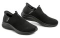 Skechers 232450-BBK černé pánské Slip-in polobotky | ARNO.cz - obuv s tradicí