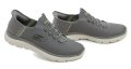 Skechers 2324587-CHAR šedé pánské Slip-in polobotky | ARNO.cz - obuv s tradicí