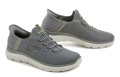 Skechers 2324587-CHAR šedé pánské Slip-in polobotky | ARNO.cz - obuv s tradicí