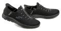 Skechers 232457-BBK černé pánské Slip-in polobotky | ARNO.cz - obuv s tradicí