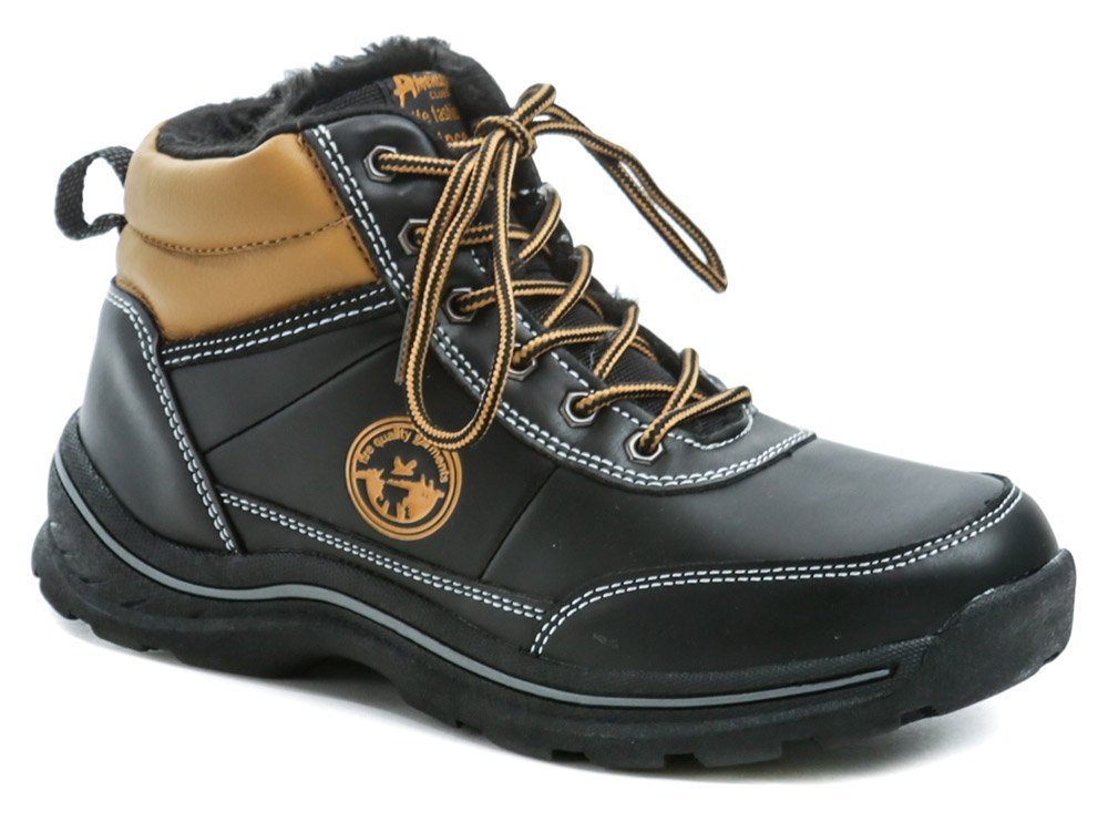 American Club ES46-19 černé zimní dětské boty EUR 32