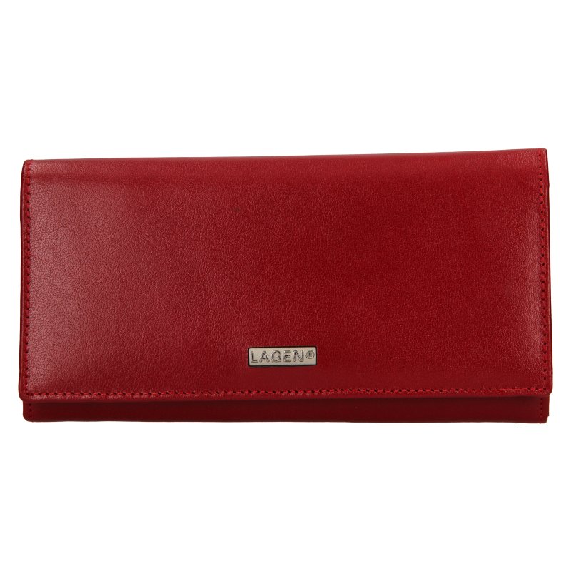 Lagen 50039 červená dámska kožená peňaženka
