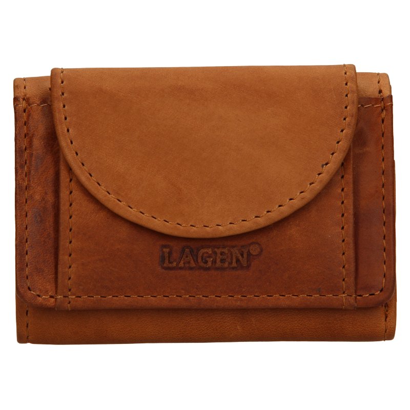 Lagen 6583/V Unisex peňaženka kožená - hnedá