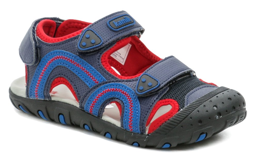 KAMIK SEATURTLE modro červené dětské sandály