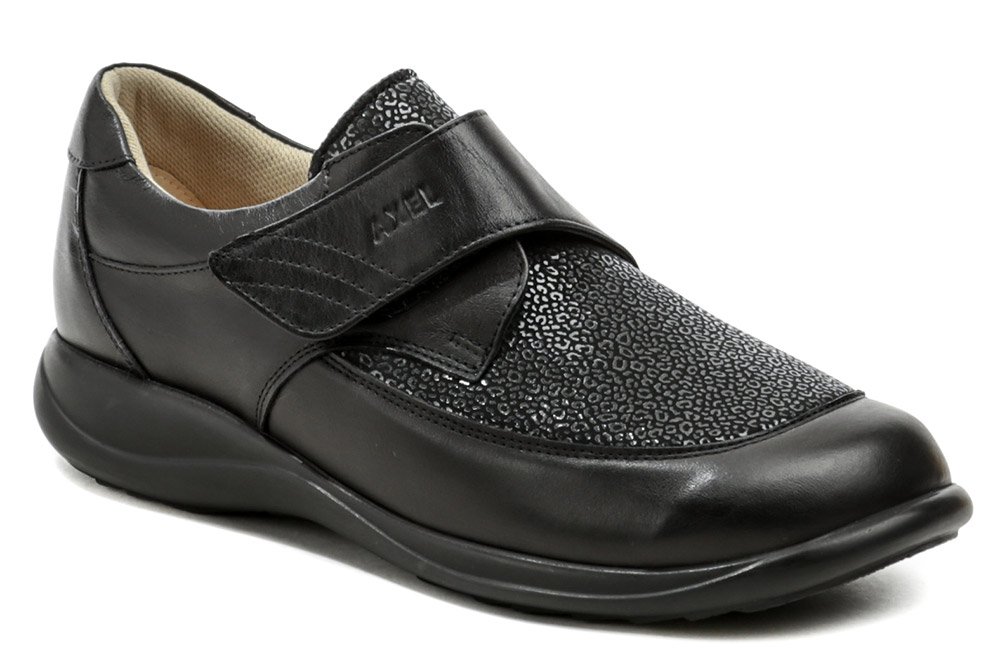 Axel AXCW010 černé dámské polobotky boty šíře H EUR 42