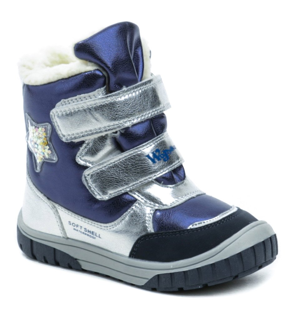 Wojtylko 3Z23030 modré dětské zimní boty EUR 26
